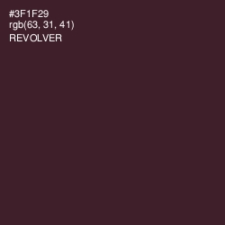 #3F1F29 - Revolver Color Image