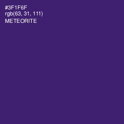 #3F1F6F - Meteorite Color Image