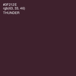 #3F212E - Thunder Color Image