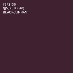 #3F2130 - Blackcurrant Color Image