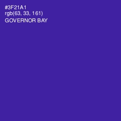 #3F21A1 - Governor Bay Color Image