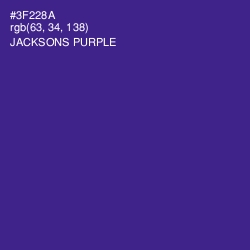 #3F228A - Jacksons Purple Color Image