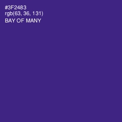 #3F2483 - Bay of Many Color Image