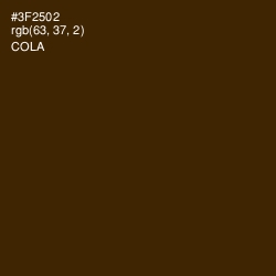 #3F2502 - Cola Color Image