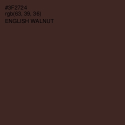 #3F2724 - English Walnut Color Image