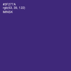 #3F277A - Minsk Color Image