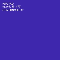 #3F27AD - Governor Bay Color Image