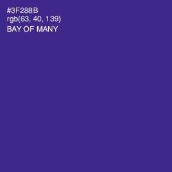 #3F288B - Bay of Many Color Image