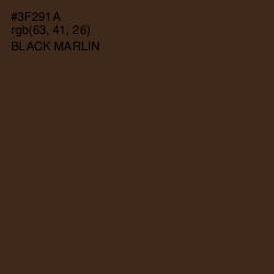 #3F291A - Black Marlin Color Image
