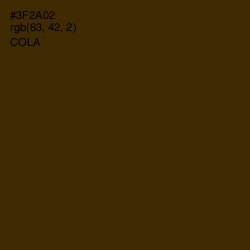 #3F2A02 - Cola Color Image