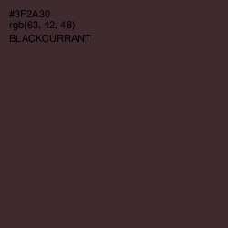 #3F2A30 - Blackcurrant Color Image