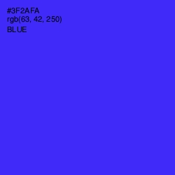 #3F2AFA - Blue Color Image