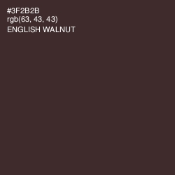 #3F2B2B - English Walnut Color Image