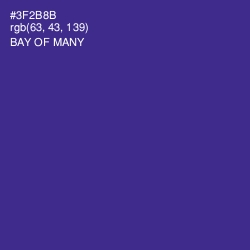 #3F2B8B - Bay of Many Color Image