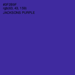 #3F2B9F - Jacksons Purple Color Image