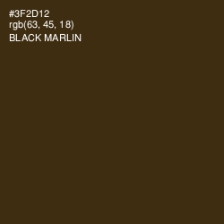 #3F2D12 - Black Marlin Color Image