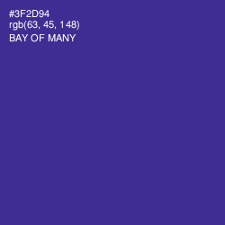 #3F2D94 - Bay of Many Color Image