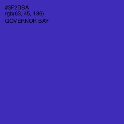 #3F2DBA - Governor Bay Color Image