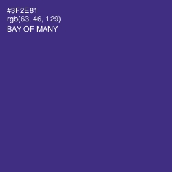 #3F2E81 - Bay of Many Color Image