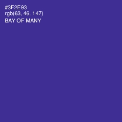 #3F2E93 - Bay of Many Color Image