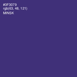#3F3079 - Minsk Color Image