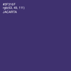 #3F316F - Jacarta Color Image