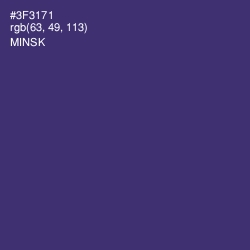 #3F3171 - Minsk Color Image
