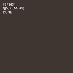 #3F3631 - Dune Color Image