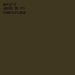 #3F371F - Camouflage Color Image