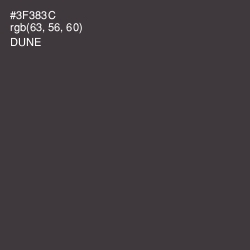 #3F383C - Dune Color Image