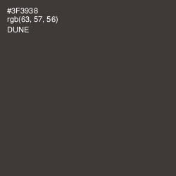 #3F3938 - Dune Color Image