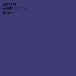 #3F3975 - Minsk Color Image