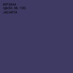 #3F3A64 - Jacarta Color Image