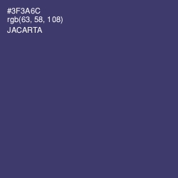 #3F3A6C - Jacarta Color Image