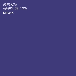 #3F3A7A - Minsk Color Image