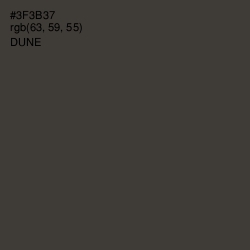 #3F3B37 - Dune Color Image