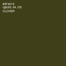 #3F4019 - Clover Color Image