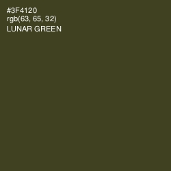 #3F4120 - Lunar Green Color Image