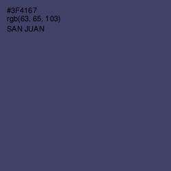 #3F4167 - San Juan Color Image