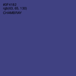 #3F4182 - Chambray Color Image