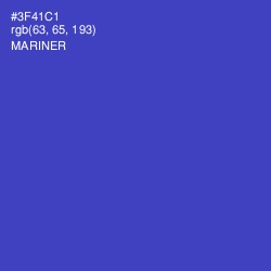 #3F41C1 - Mariner Color Image