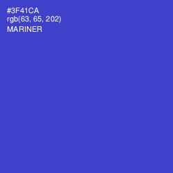 #3F41CA - Mariner Color Image