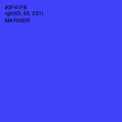 #3F41FB - Mariner Color Image