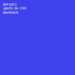 #3F42EC - Mariner Color Image