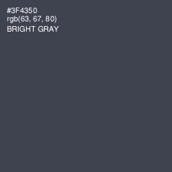 #3F4350 - Bright Gray Color Image