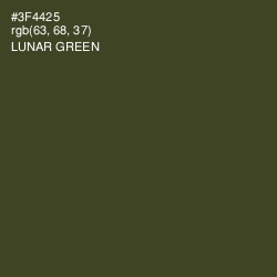 #3F4425 - Lunar Green Color Image