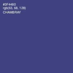 #3F4480 - Chambray Color Image