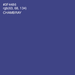 #3F4486 - Chambray Color Image