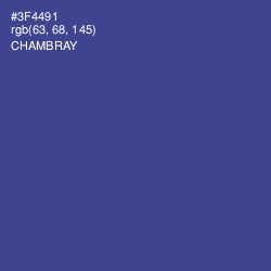 #3F4491 - Chambray Color Image