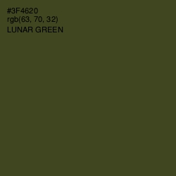 #3F4620 - Lunar Green Color Image